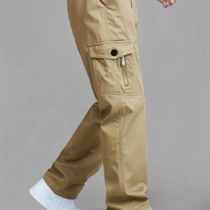 Men’s Casual Cotton Trousers – Breathable All-Day Comfort Fit