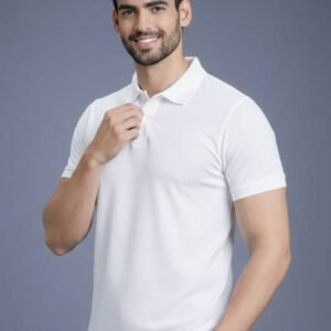Men's Solid Slim Fit Round Neck T-Shirt – Breathable & Lightweight